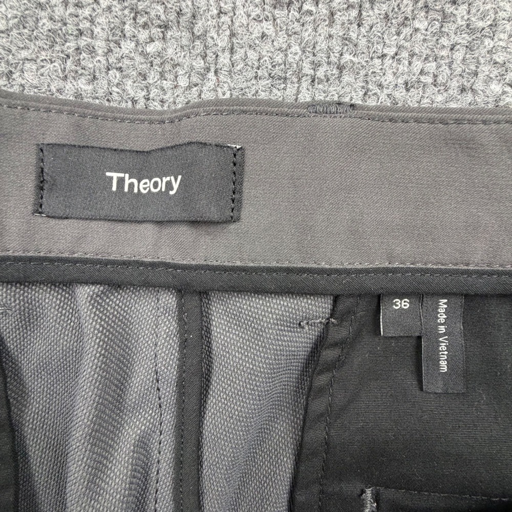 Theory Mens Zaine SW Neoteric Slim Fit Chino Pants Charcoal Grey 36 F0877210 - Picture 6 of 12